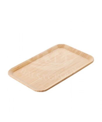 Balsa BLS BMB76 Kahverengi Dikdörtgen Bambu Servis Tepsisi 28x17x1,7 cm
