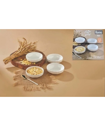 Cooker Yuvarlak Porselen Kase Seti 14 cm 4lü