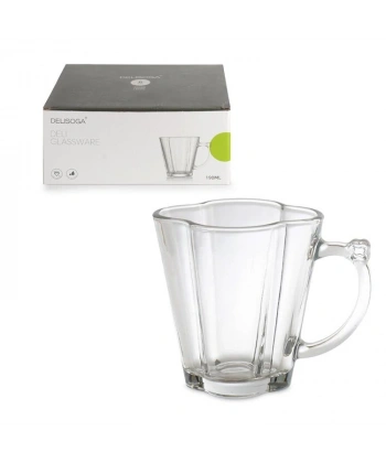 Esonez Cam Dalgalı Fincan 190 Ml 4lü