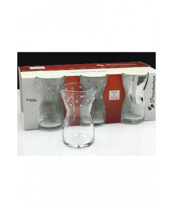 Paşabahçe 42991 Irmak Nokta Çay Bardağı 125 cc 6lı