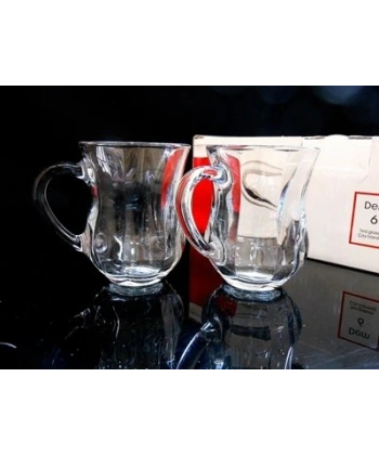Paşabahçe 55373 Dem Kulplu Çay Bardağı 140 cc 6lı