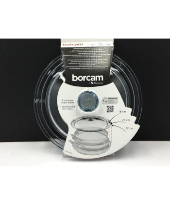 Paşabahçe 590220 Borcam Kapağı 18-20-22 cm Tekli