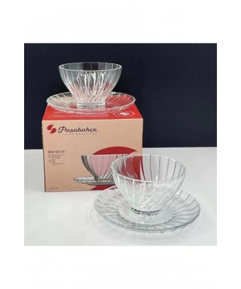 Paşabahçe 950110 Bauquet Çorba Kasesi ve Tabağı 2li