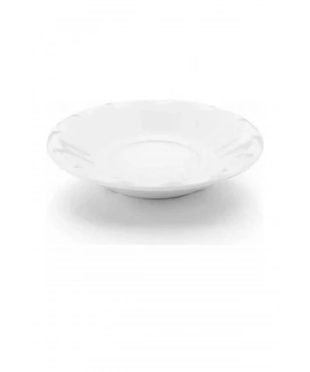Tria 304B Beyaz Çay Tabağı 6 Lı 11 Cm