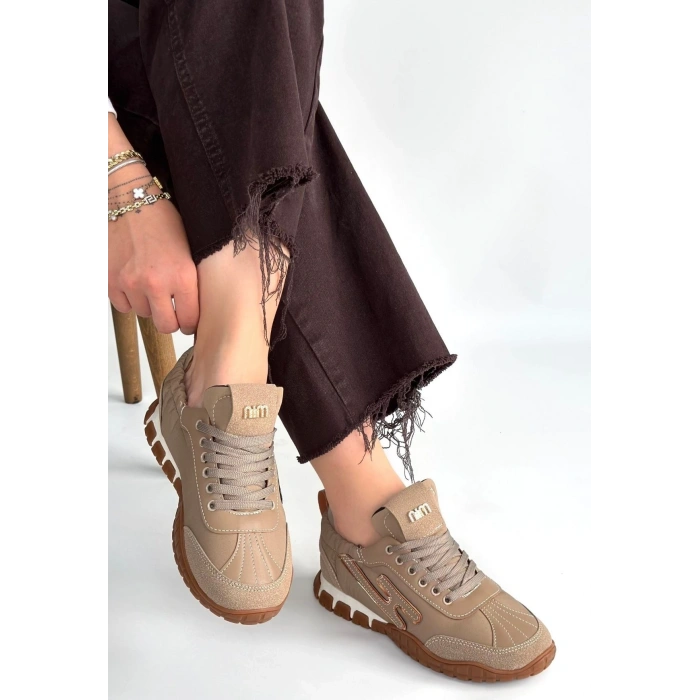 Huer Vizon Nubuk Bağcıklı Spor Ayakkabı