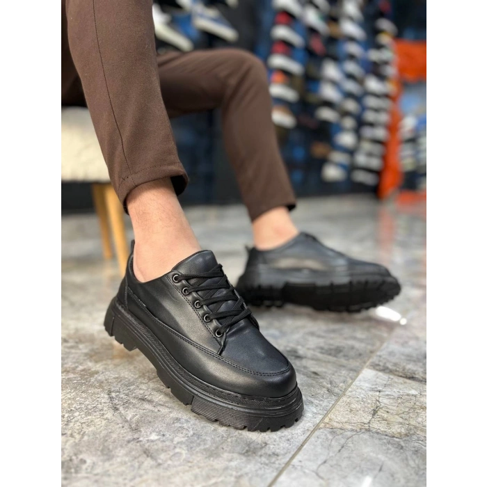 KB-702 Kuback Kömür Cilt Günlük Erkek Ayakkabı