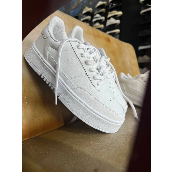 KB-N2 Kuback Beyaz Cilt Günlük Erkek Ayakkabı