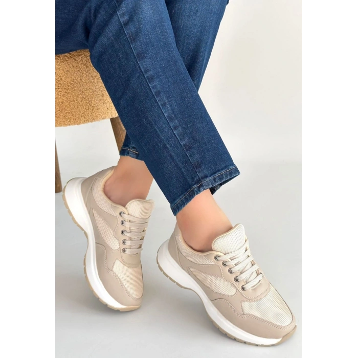 Slar Vizon Cilt Bağcıklı Spor Ayakkabı