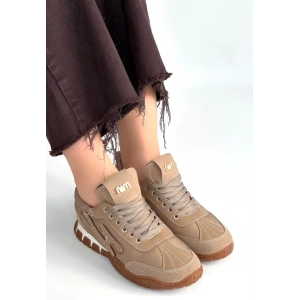 Huer Vizon Nubuk Bağcıklı Spor Ayakkabı