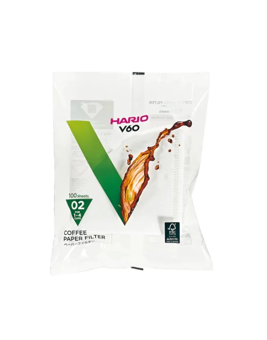 Hario V60 02 Dripper Filtresi (100 adet)