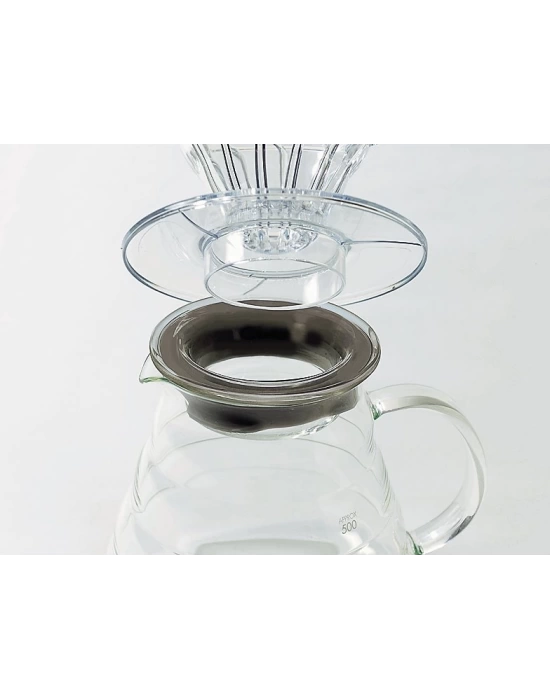 Hario V60 Range Servis Sürahisi (Şeffaf, 600 ml)