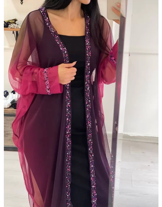 Kristal İşlemeli Kimono