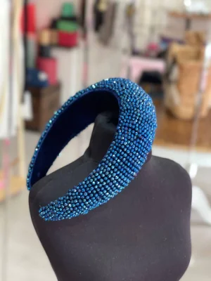 Mavi Kristal İşleme Taç