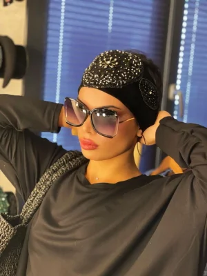 Özel Tasarım Taş İşlemeli Saç Bandı