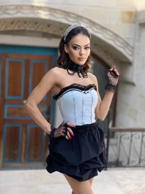 Siyah Mini Balon Etek