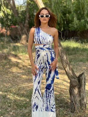 İkili Jarse Crop Pantolon Takım