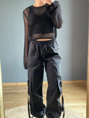 Paraşüt Pantolon Siyah