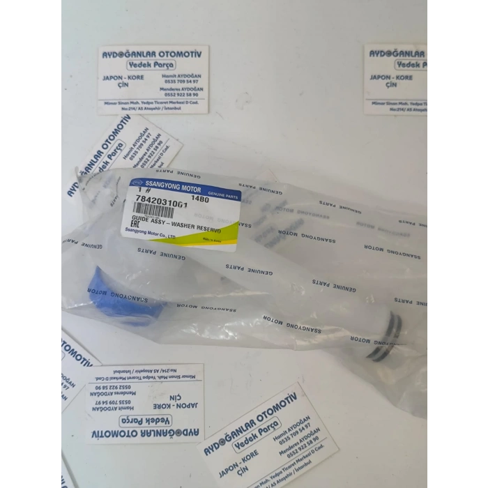 ACTYON SPORT SİLECEK SU BORUSU