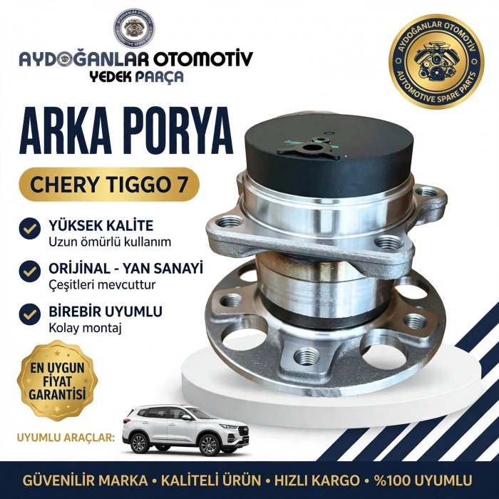 Chery Arka Porya Rulmanlı Tiggo 7