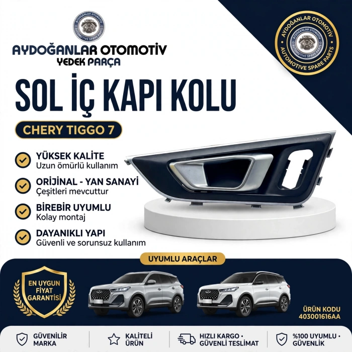 Chery Tiggo 7 Ön Sağ Kapı Kolu İç 403001617AA