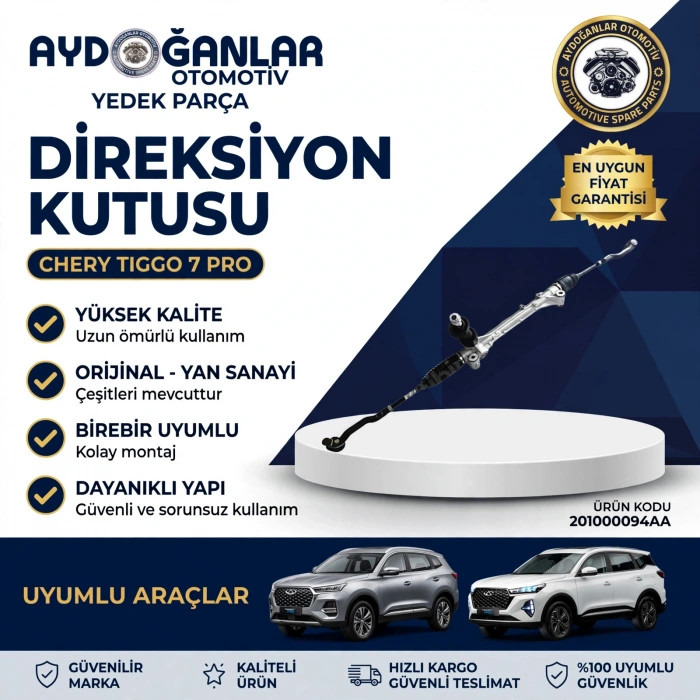 Chery Tiggo 7 Pro Direksiyon Kutusu 201000094AA
