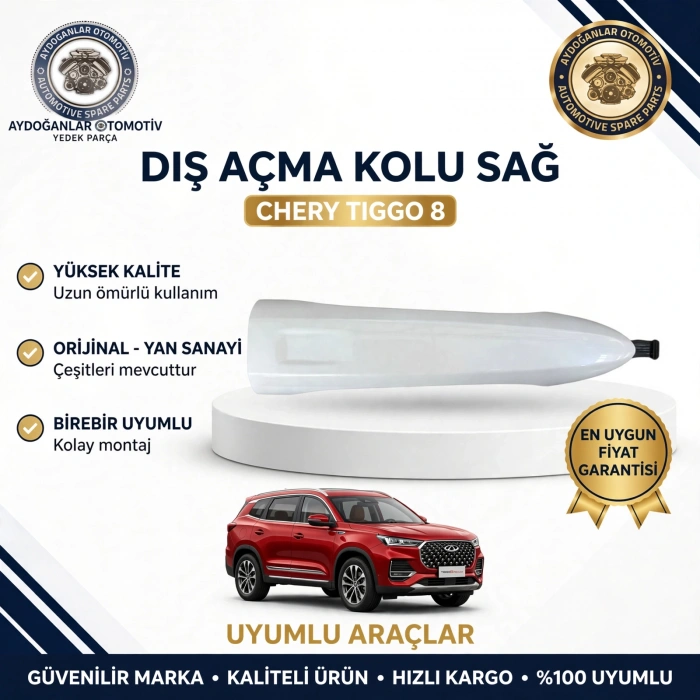 Chery Tiggo 7 Tiggo 8 Sağ Kapı Kolu Dış