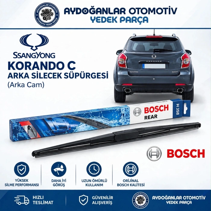 Korando C Arka Silecek
