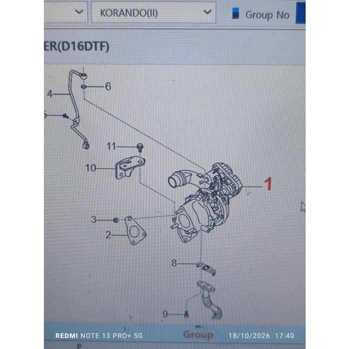 KORANDO TURBOCHARGER 2021-----