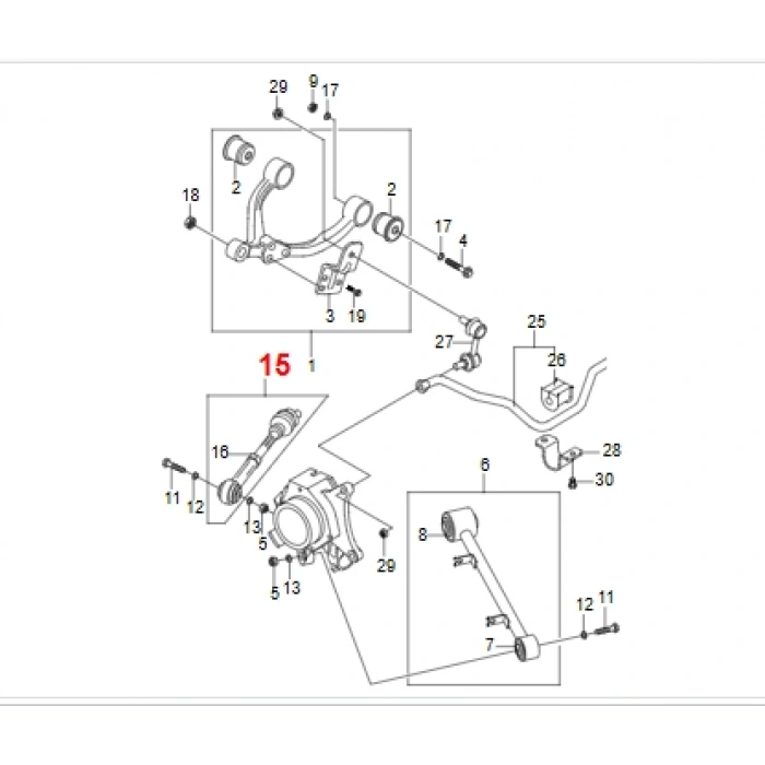 Rexton Arka Denge Kolu-Aks Kolu