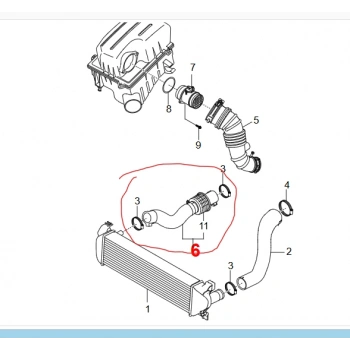 Musso Grand İntercooler-Turbo Hortumu