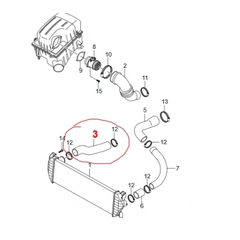 Kyron İntercooler Turbo Hortumu-Borusu