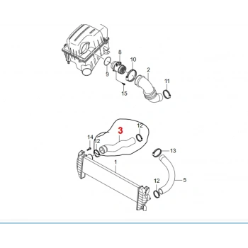Korando Sports İntercooler Turbo Hortumu