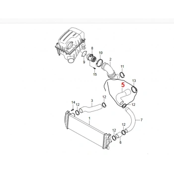 Kyron İntercooler Hortumu