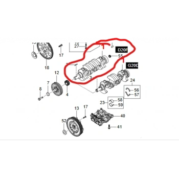 KORANDO C KORANDO SPORT REXTON RODİUS KRANK MİLİ