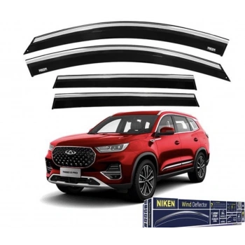 Chery Tiggo 8 Cam Rüzgarlığı Kromlu