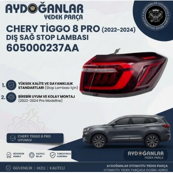 Chery Tiggo 8 Pro Sağ Stop