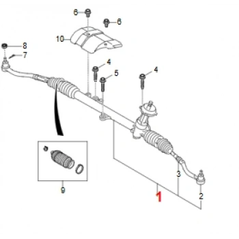 korando c 300 direksiyon kutusu