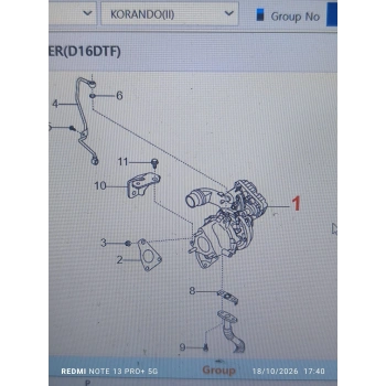 KORANDO TURBOCHARGER 2021-----