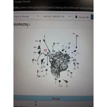 Musso Grand Partikül Sensörü Ön