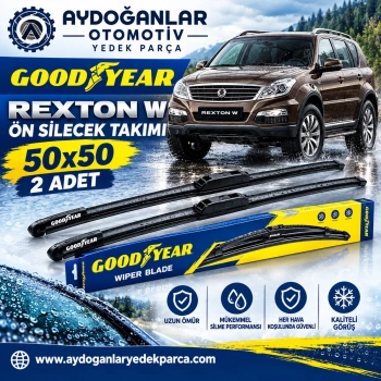 Rexton W Ön Silecek Seti 8 Aparatlı Goodyear