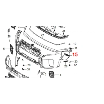 Torres Sol Tampon Braketi