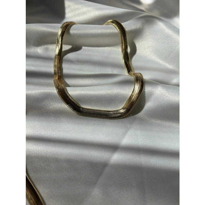 Balık Sırtı Zincir Kolye