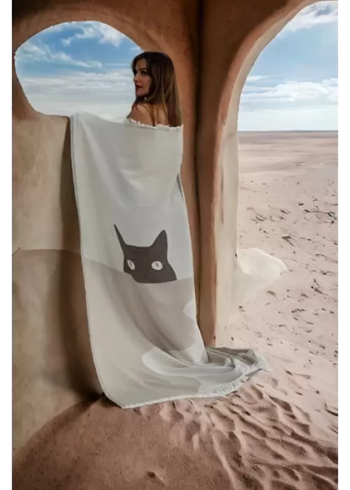Luna Throw - Beige & Brown