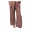 Brown Muslin Slit Trouser