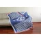 Geo Throw - Navy Blue & Red