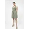 Ateiler Chaputs Linen Hera Green Dress One-Size