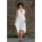 Atelier Chaputs 100% Cotton Muslin Hera White Dress One-Size