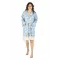 Niobe Turquoise Bathrobe