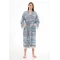 Pica Blue & Grey Bathrobe