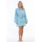Smyrna Blue Bathrobe